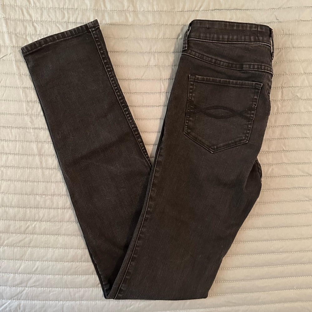 SOLD A&F Straight Black Jeans